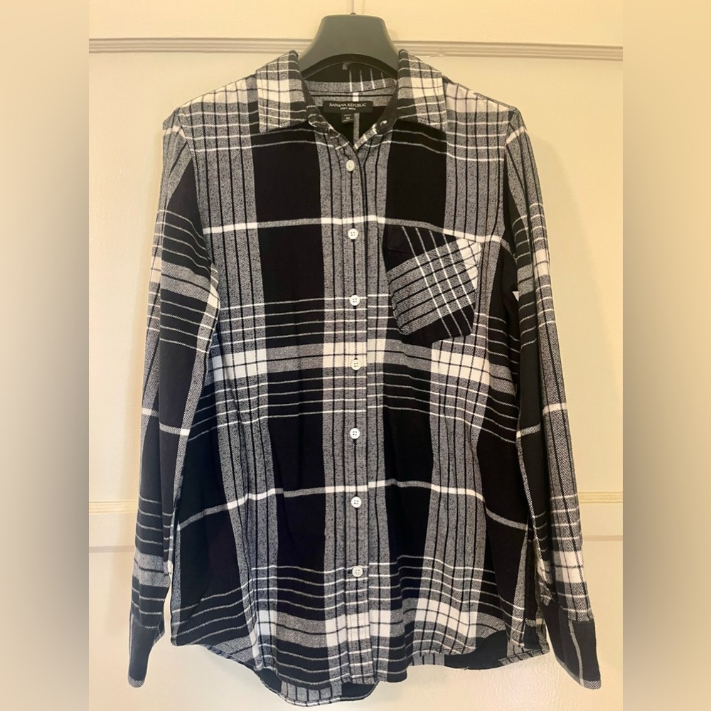 Banana Republic Flannel Plaid Shirt